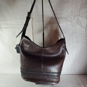 Tignanello Leather Black & Brown Bag